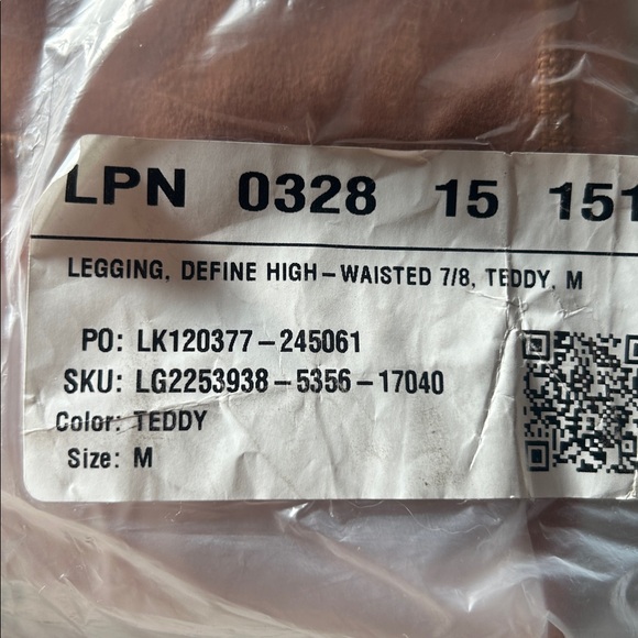 Fabletics Define PowerHold High-Waisted 7/8 Leggings Teddy M - Picture 4 of 4